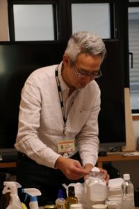 ファミリアホームお手入れ講習中の様子2019年